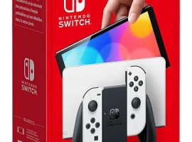 Nintendo Switch OLED – инновационная игровая консоль-гибрид с улучшенным экраном с глубокими цвет...